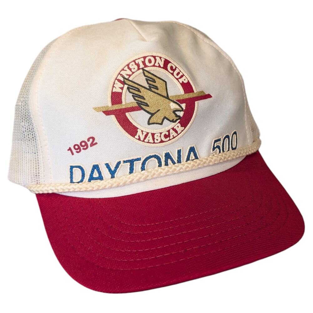 1992 Daytona 500 Winston Cup NASCAR Corded Adjustable Snapback